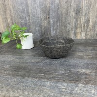 Brown-Gray Felted Bowl