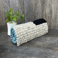 Gray Turquoise 18x30 Bath Mat